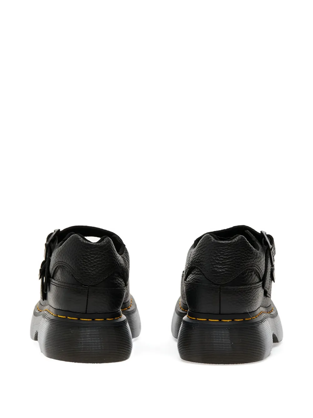 Dr. Martens double-buckle platform sneakers Black