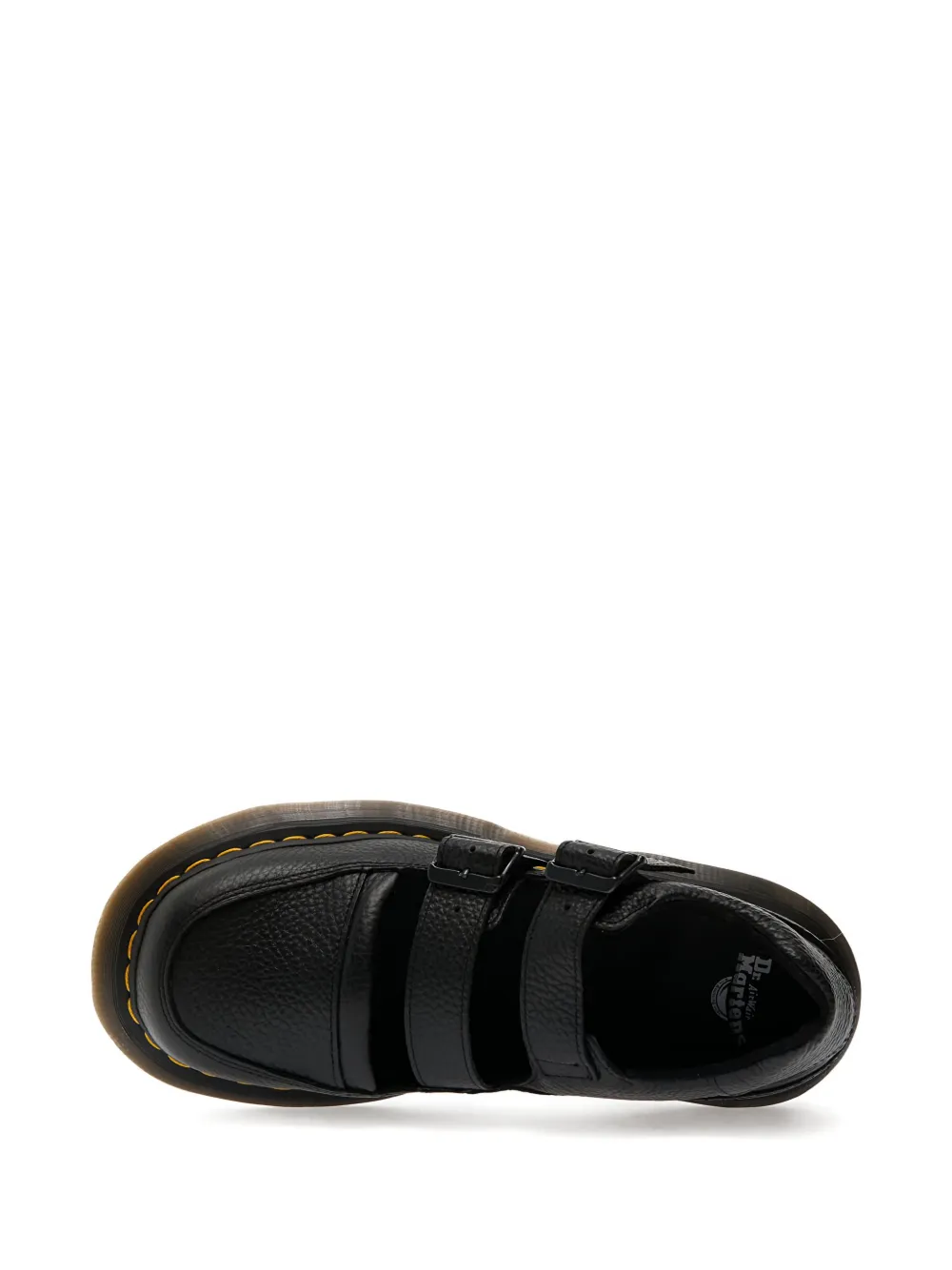 Dr. Martens double-buckle platform sneakers Black