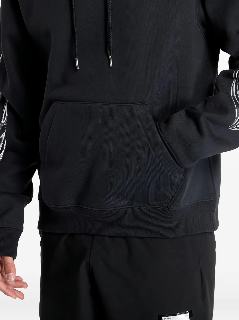 Reebok Hoodie met logoprint Zwart