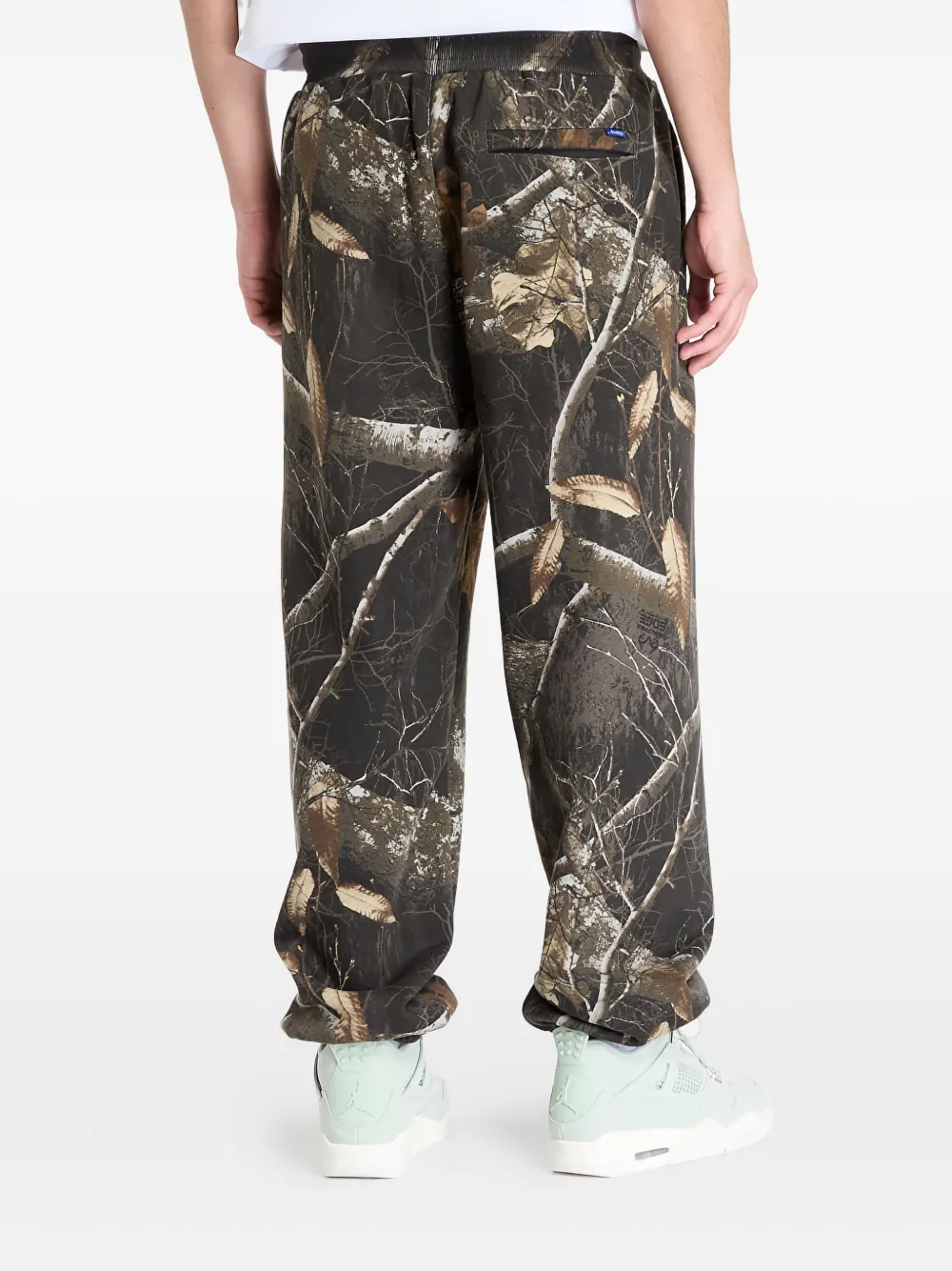 Awake NY Joggingbroek met camouflageprint Bruin