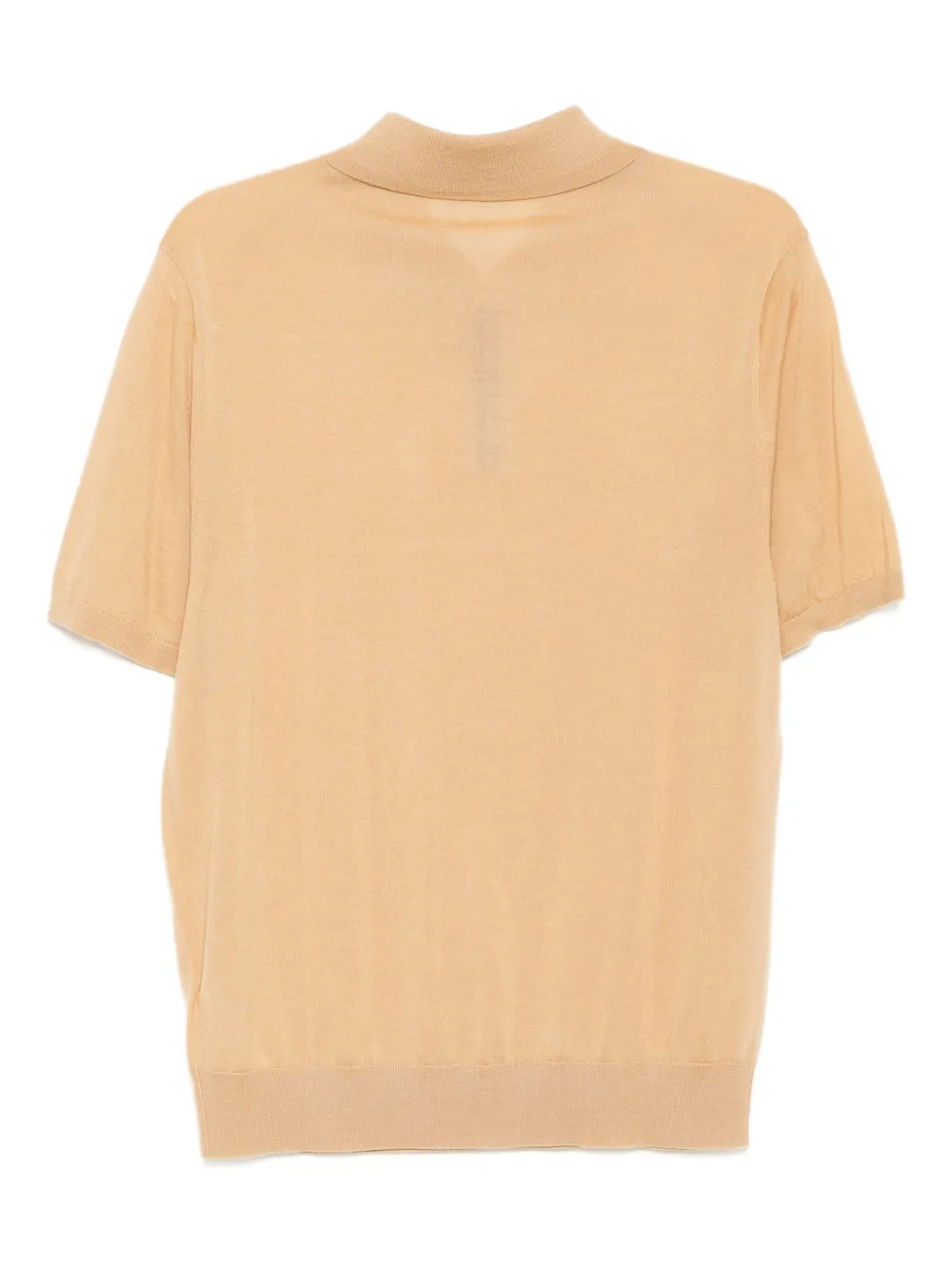 Paul Smith merino-wool short-sleeves polo shirt Beige