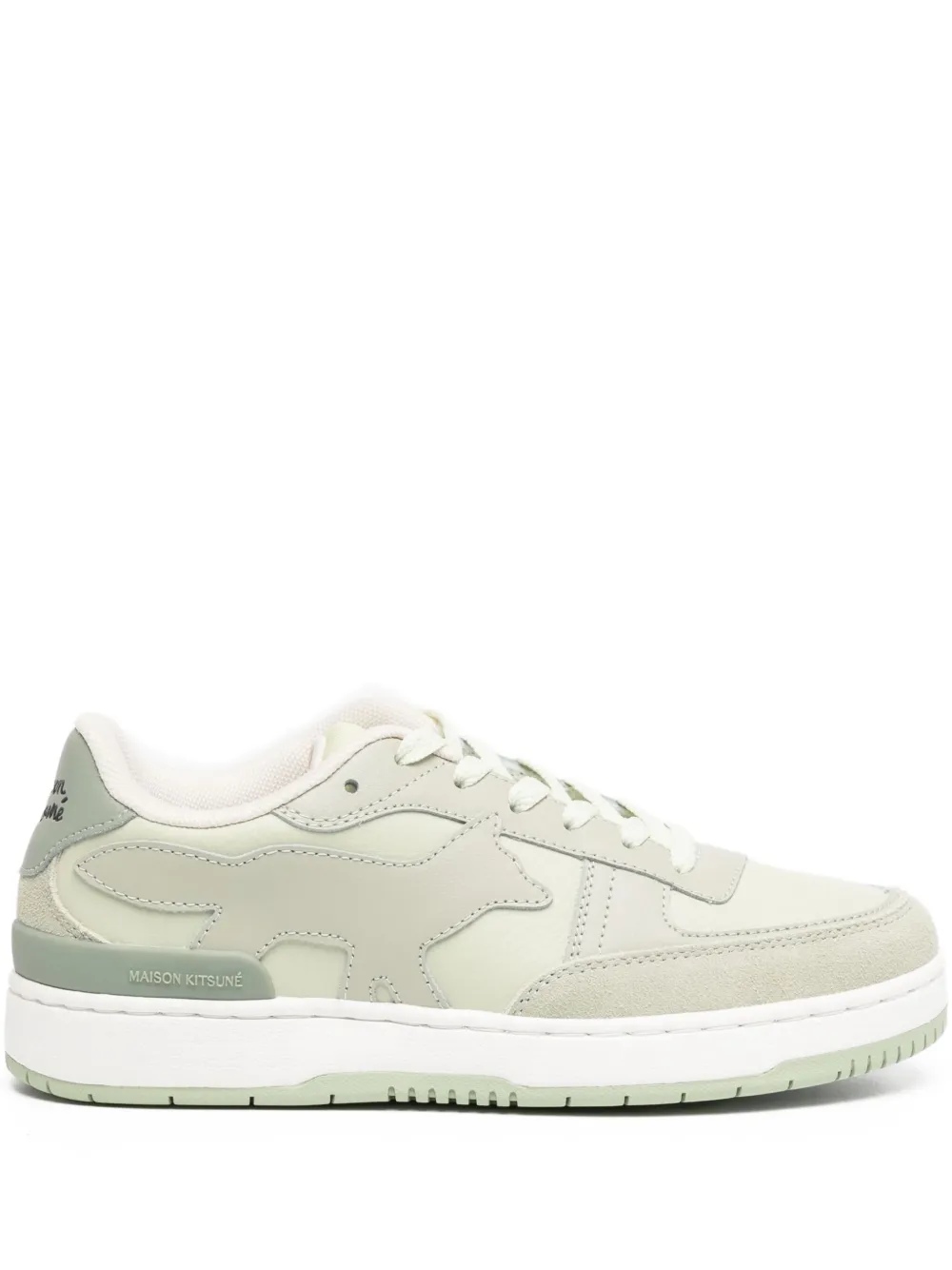 Maison Kitsuné Chiru trainers | Green | Image 1