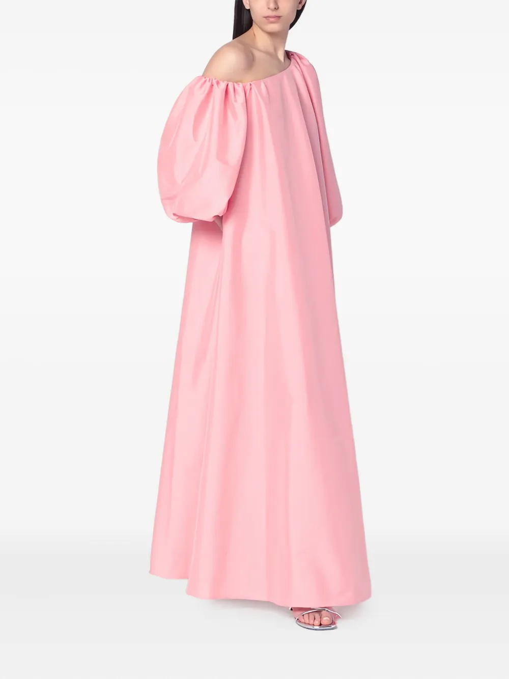 Bernadette Nathalie asymmetrische maxi-jurk - Roze