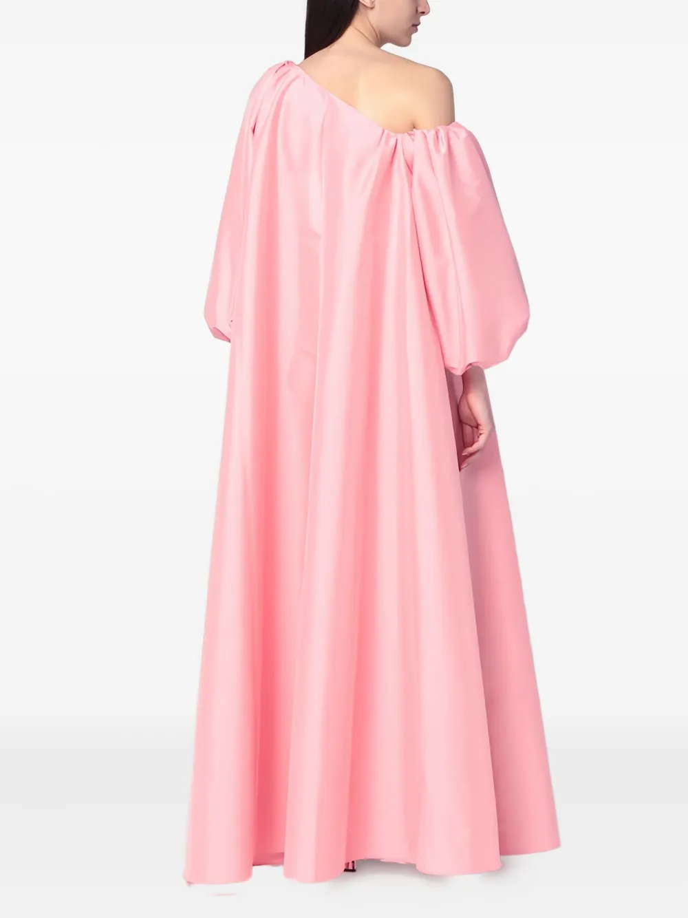 Bernadette Nathalie asymmetrische maxi-jurk Roze