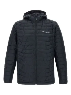 Columbia Quilted Hooded Jacket | Black | FARFETCH FI