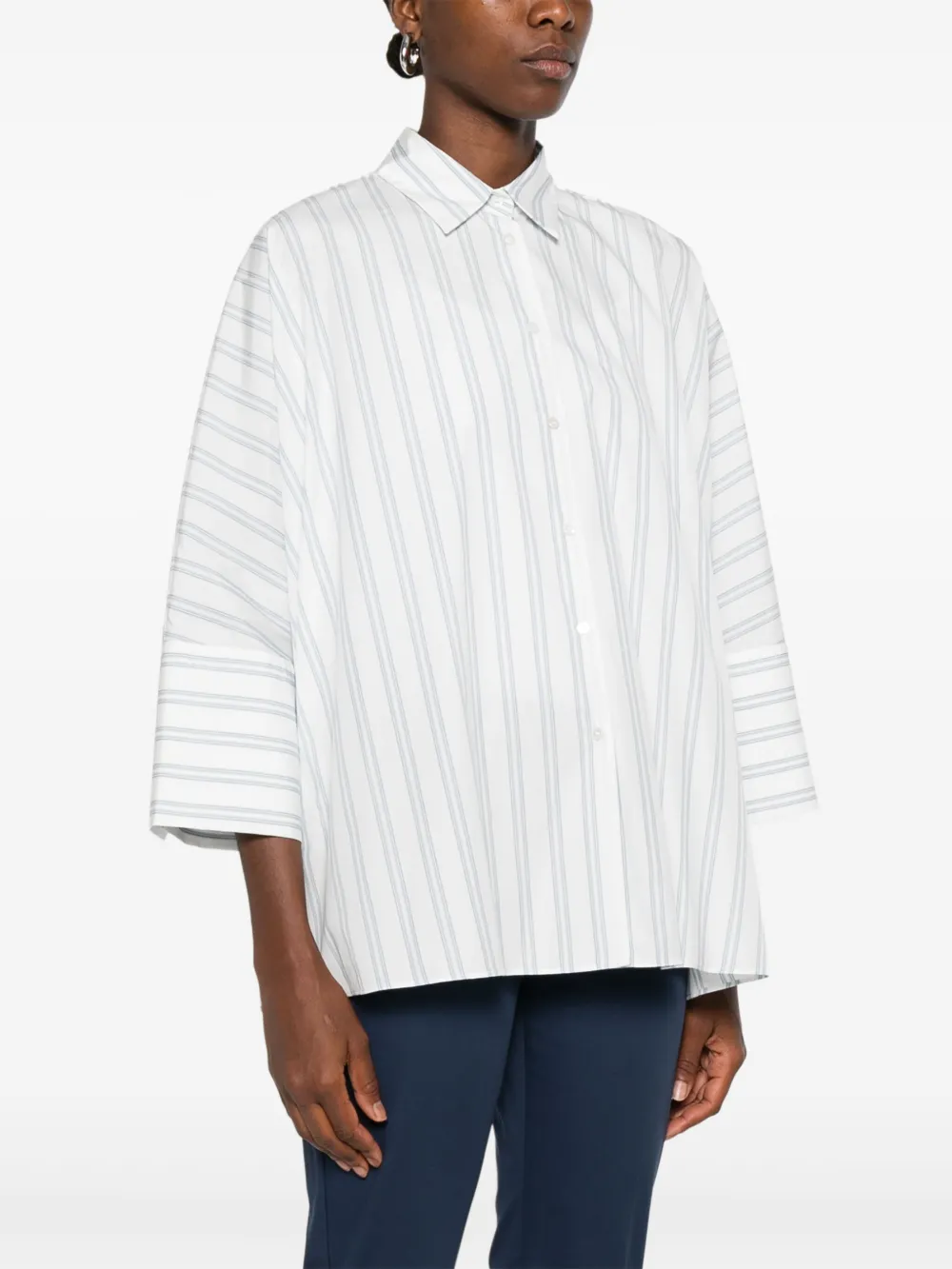 Weekend Max Mara Gestreept shirt Wit
