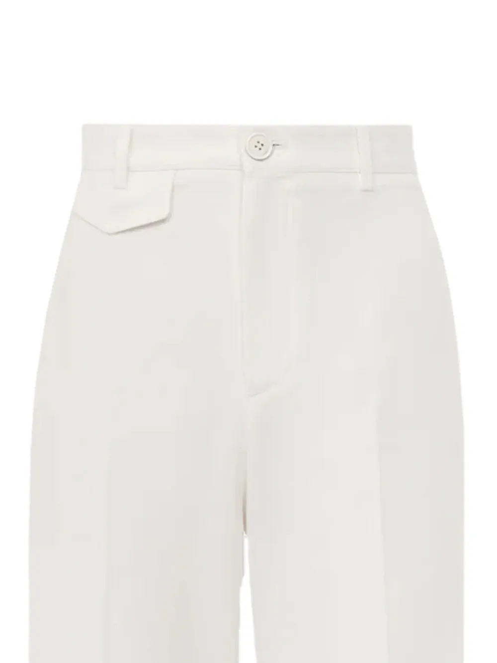 Chloé High waist flared broek Wit