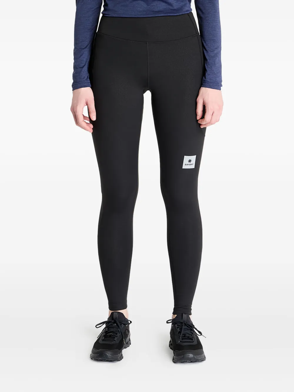 SAYSKY logo-patch leggings | Black | Image 1