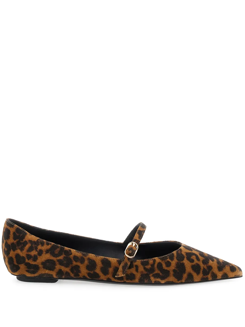 Stuart Weitzman Emilia leopard-print ballet flats Brown