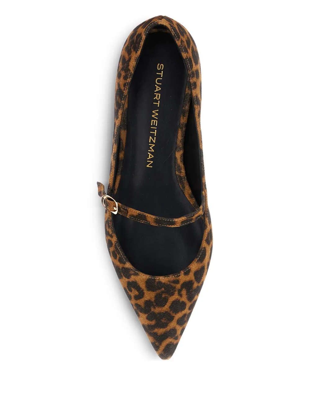 Stuart Weitzman Emilia leopard-print ballet flats Brown
