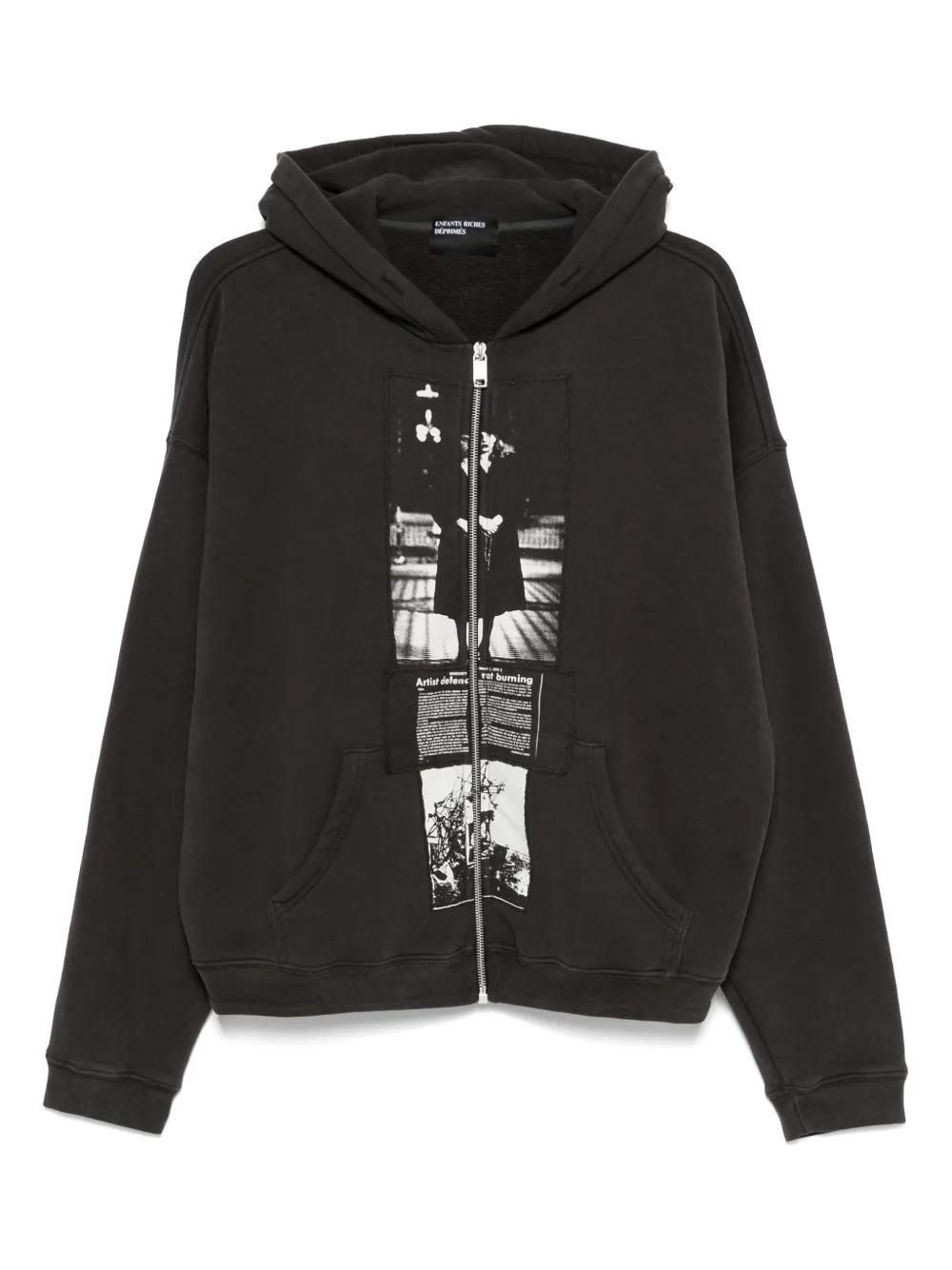 zip-up hoodie