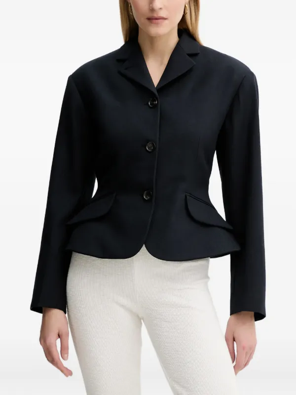 Bally Peplum Blouse in Blue