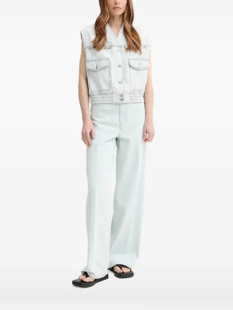 Bally sleeveless denim jacket