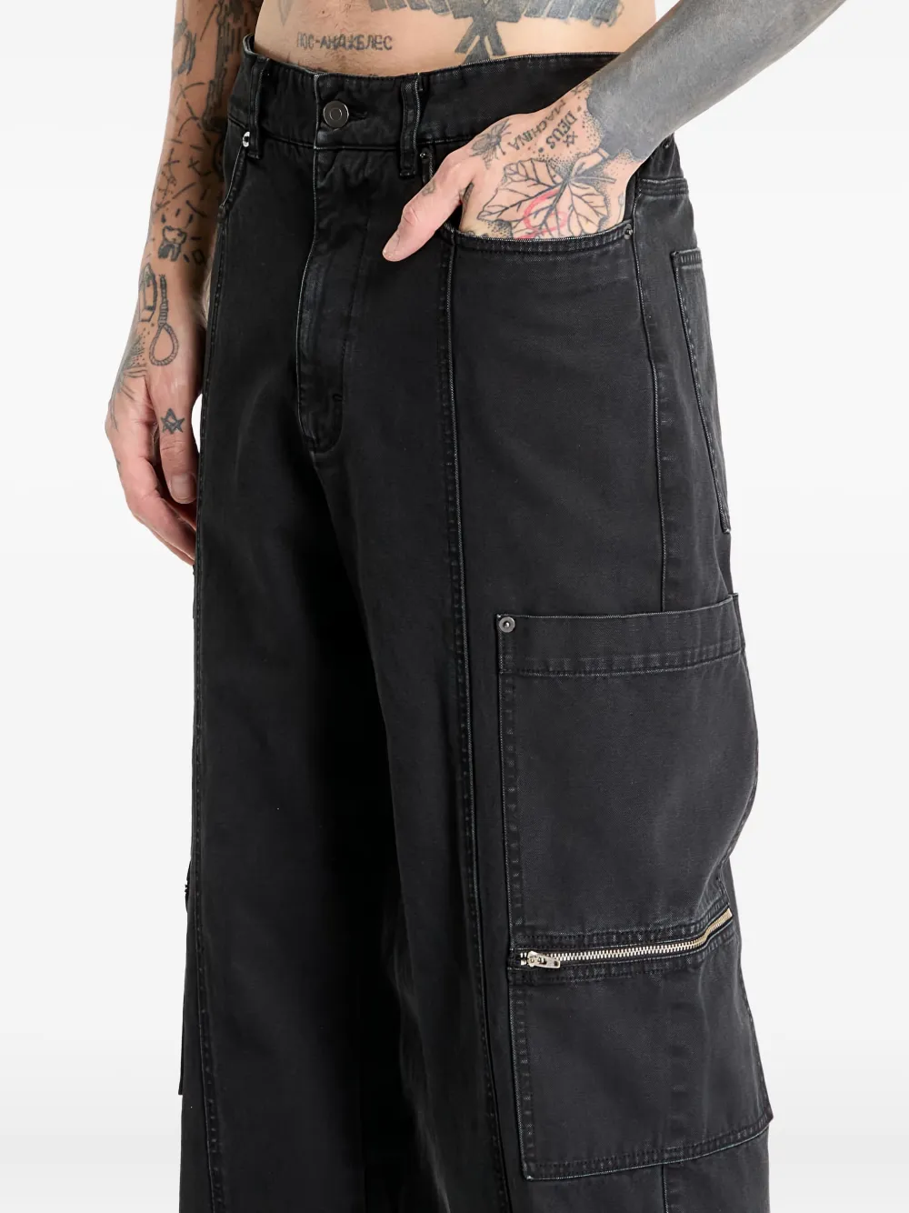 1017 ALYX 9SM Skater jeans met ritszak Zwart