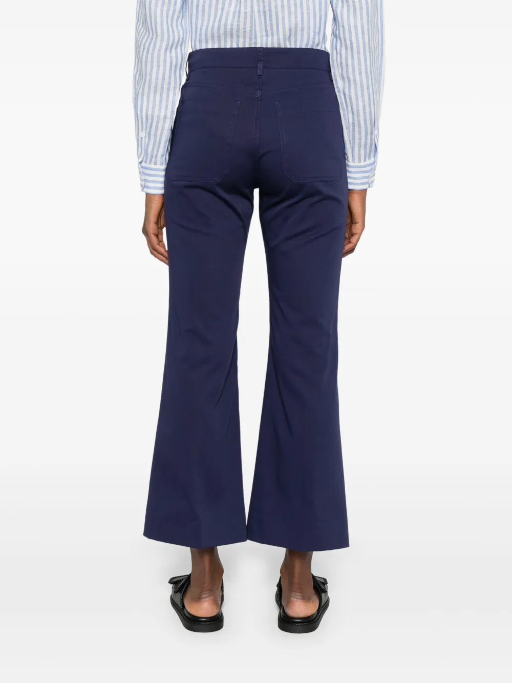Weekend Max Mara Broek van stretch-katoen Blauw
