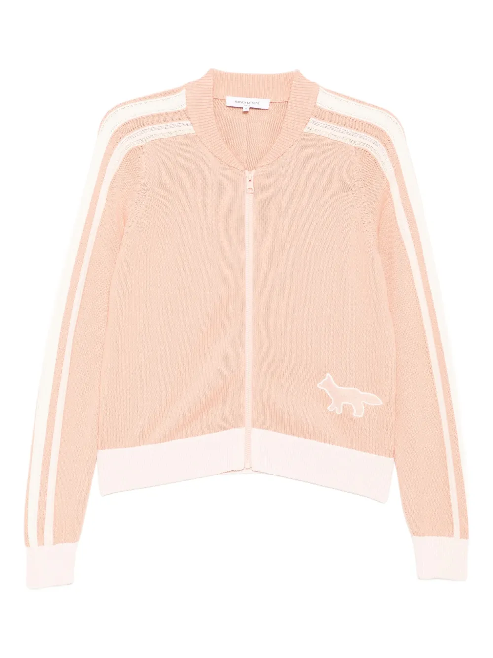Maison Kitsuné flash fox zipped blouson | Pink | Image 1