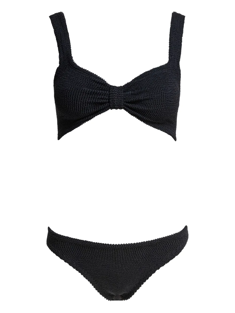 Bonnie crinkle-textured bikini