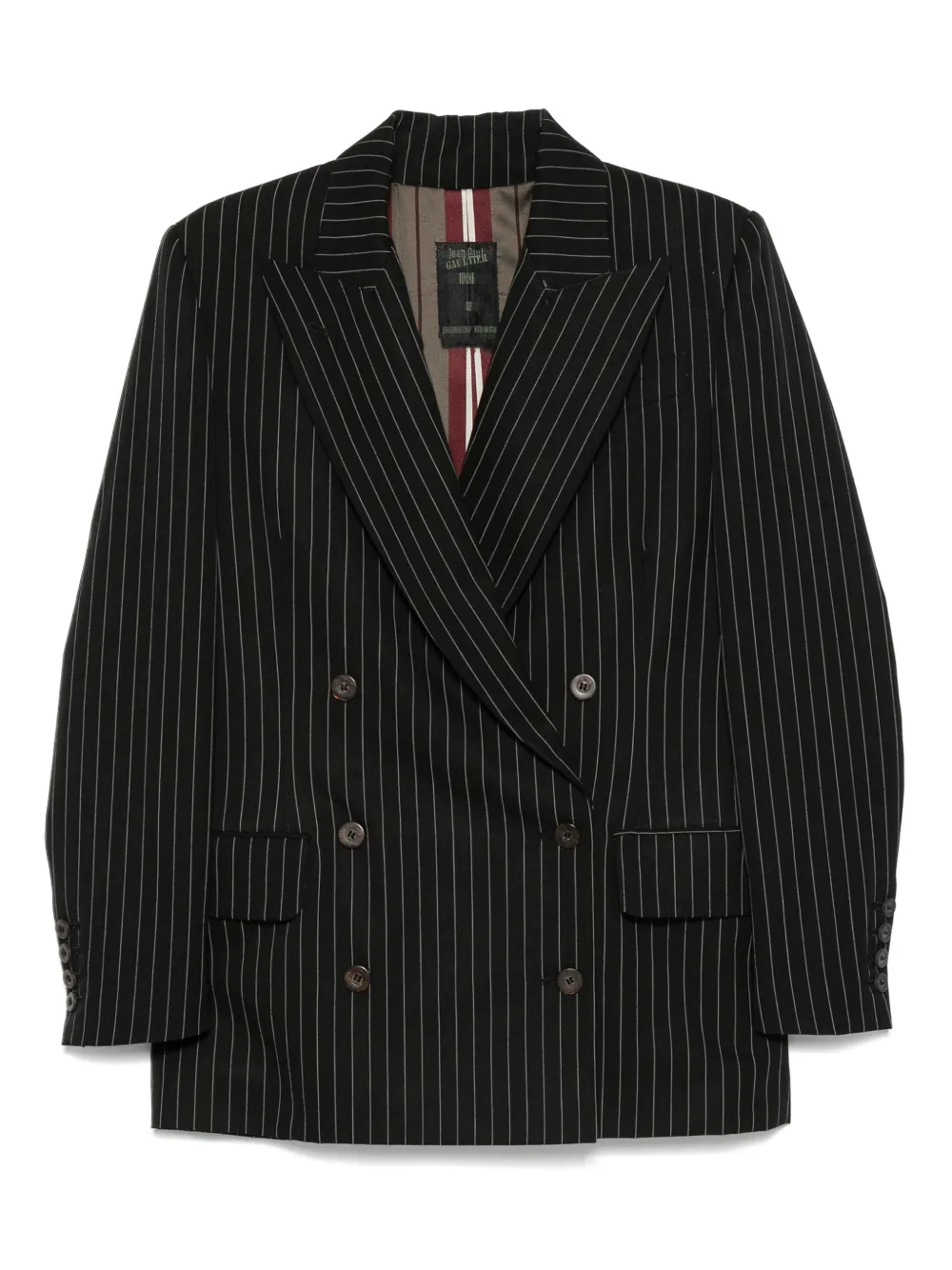 Jean Paul Gaultier Pre-Owned chamarra con doble botonadura 1990 | negro | Image 1