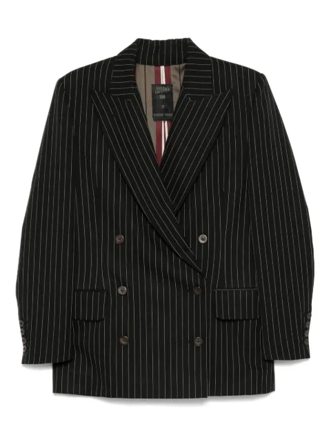 Jean Paul Gaultier Pre-Owned 1990s pinstripe double breasted jacket
