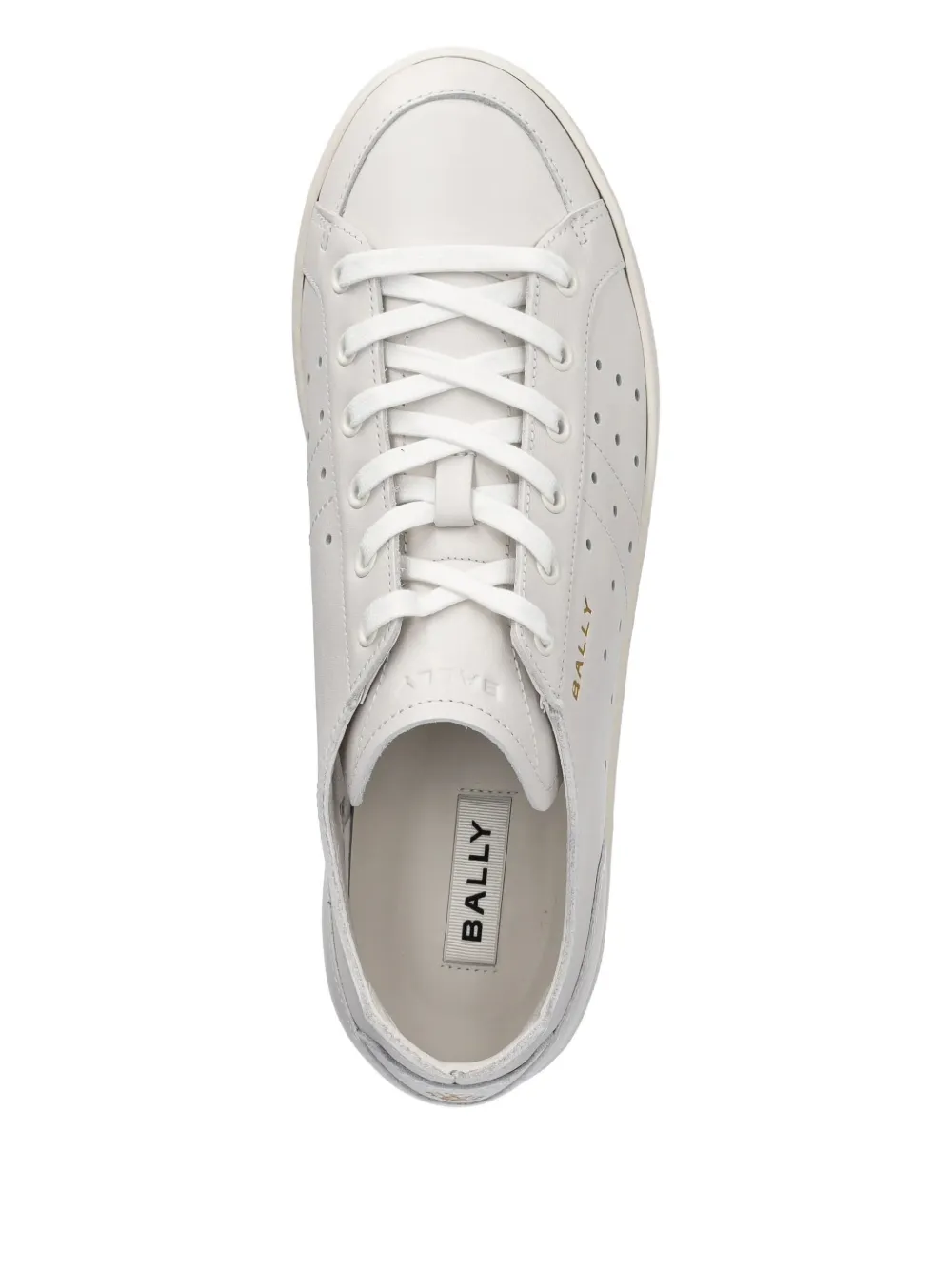 Bally perforated leather sneakers White