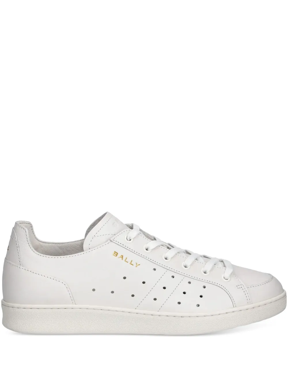 Bally Geperforeerde leren sneakers Wit