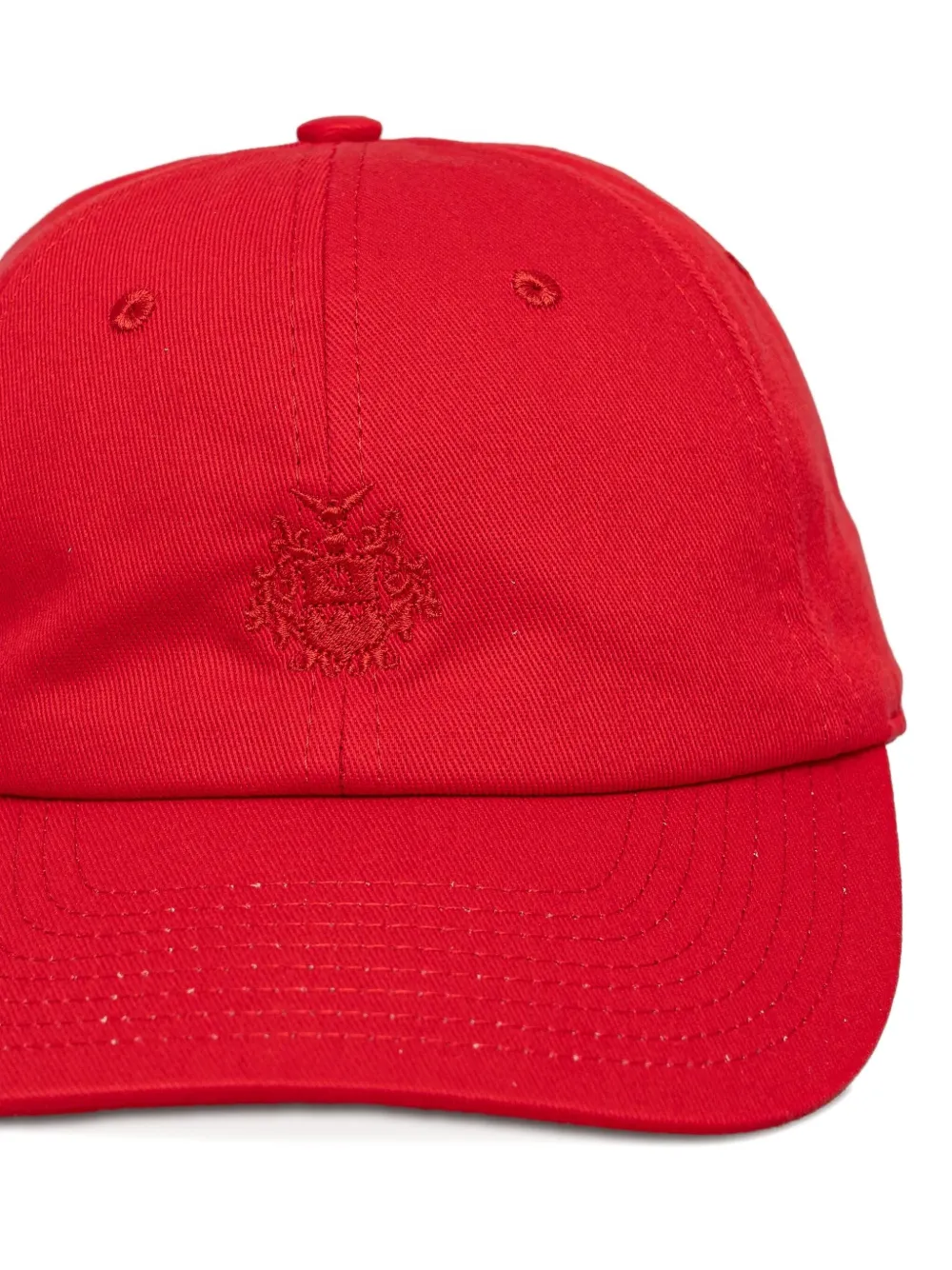 Bally Honkbalpet met geborduurd logo Rood