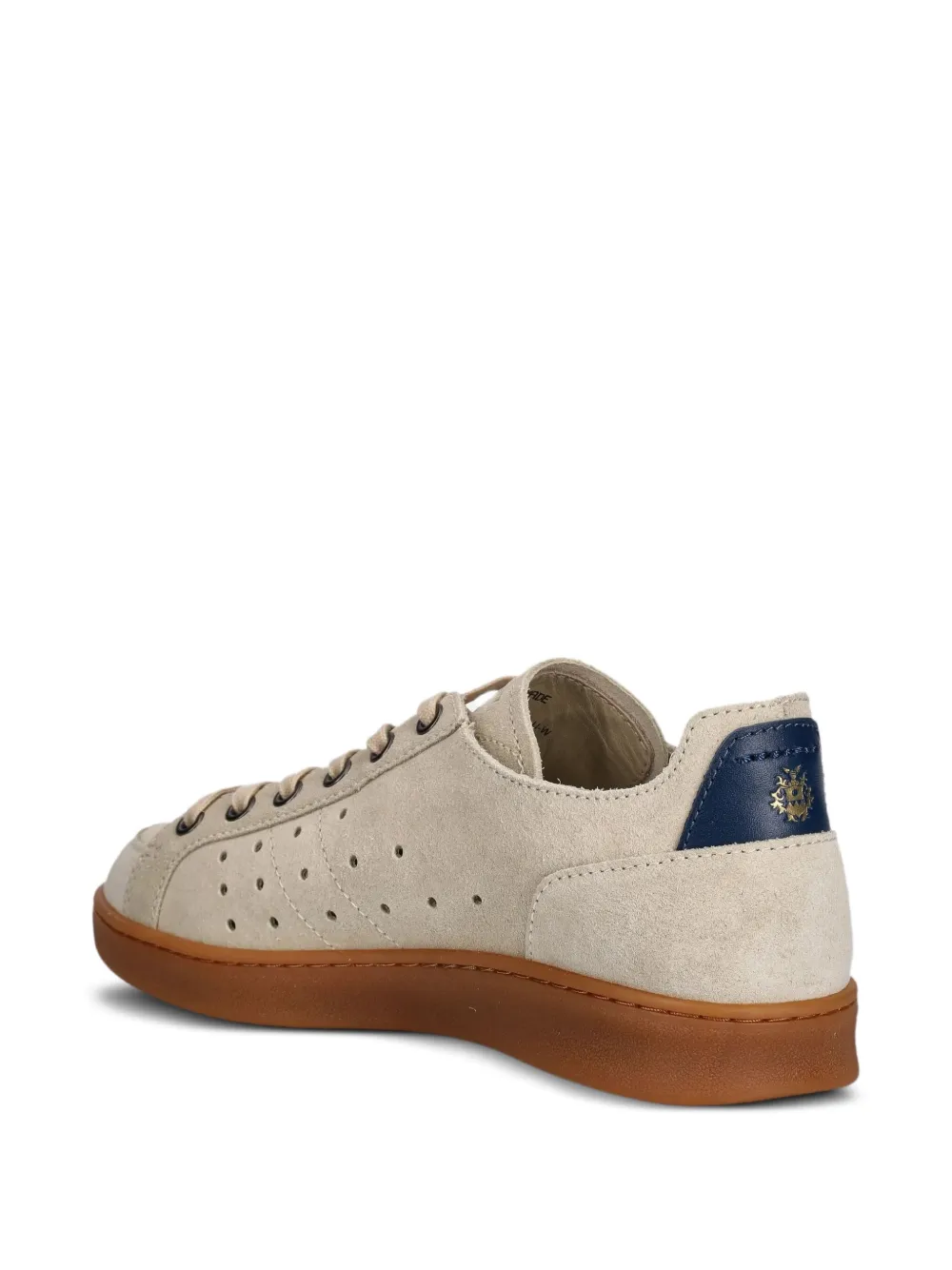 Bally Suède sneakers met geperforeerd detail Grijs