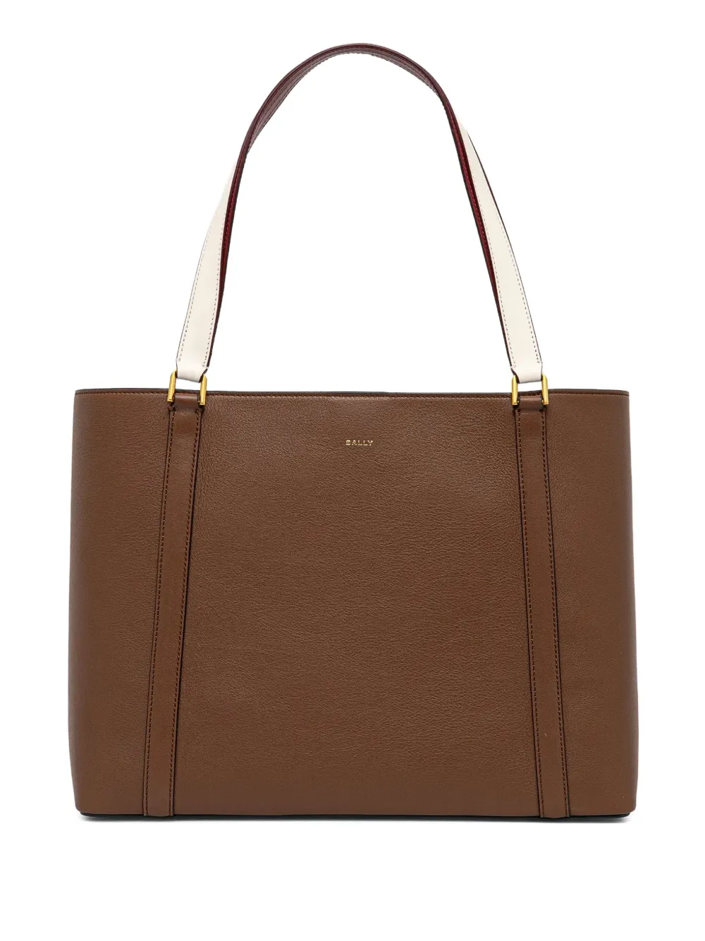 Bally Code leather tote bag Bruin