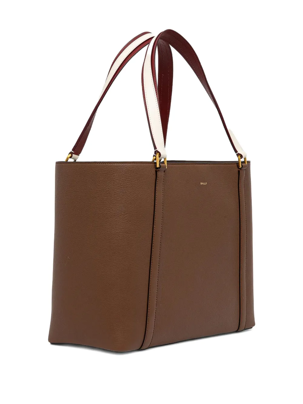 Bally Code Leather Tote Bag