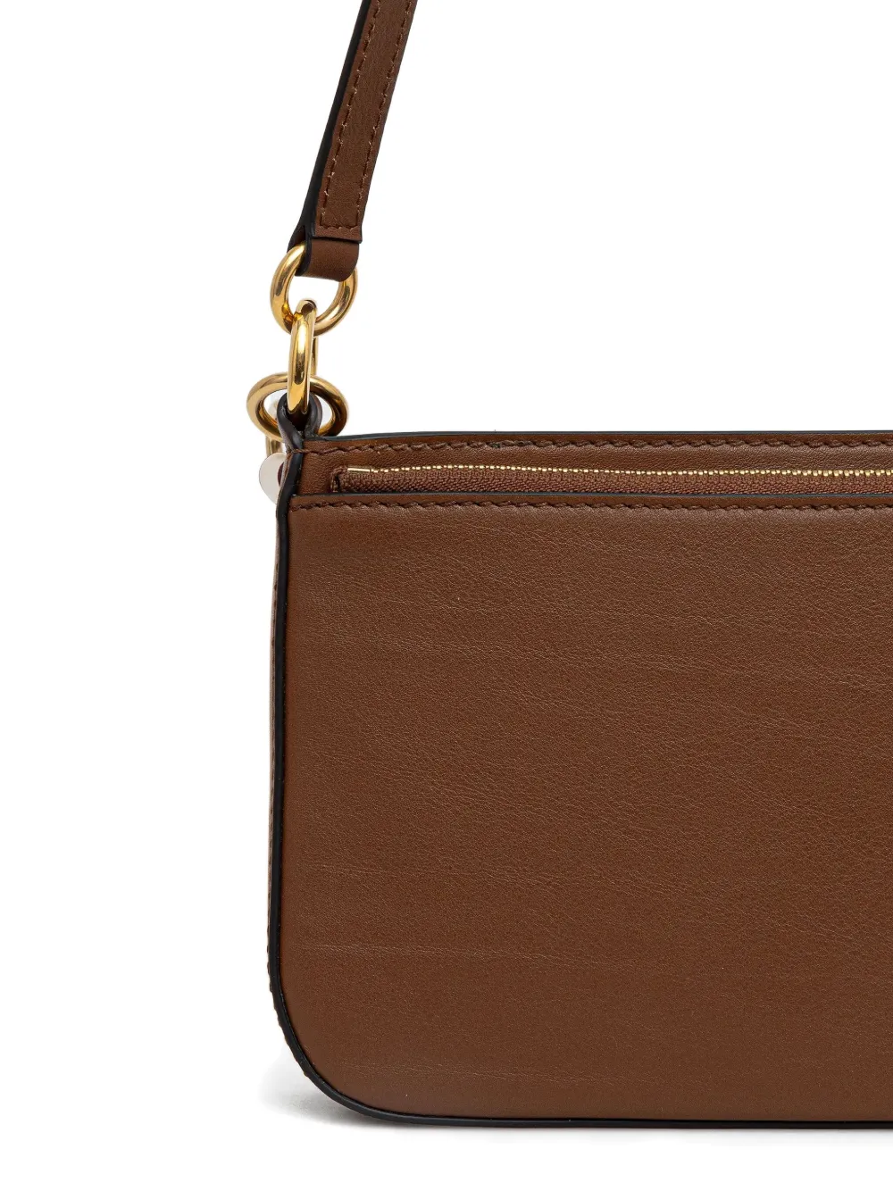 Bally Code leren crossbodytas Bruin