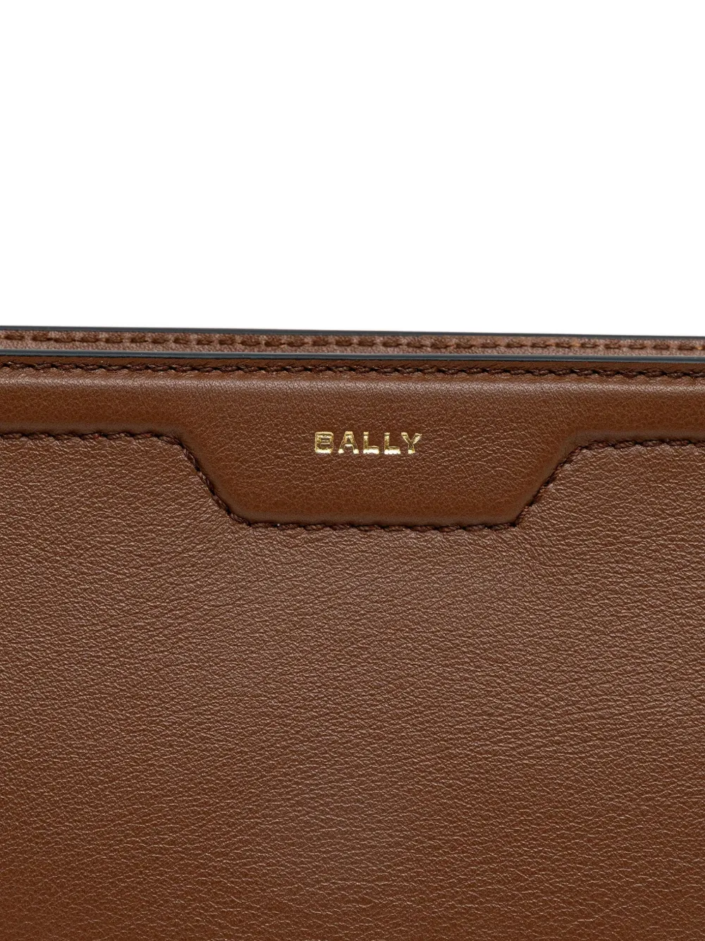 Bally Code leren crossbodytas Bruin