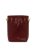Bally Code leather bucket bag - Red
