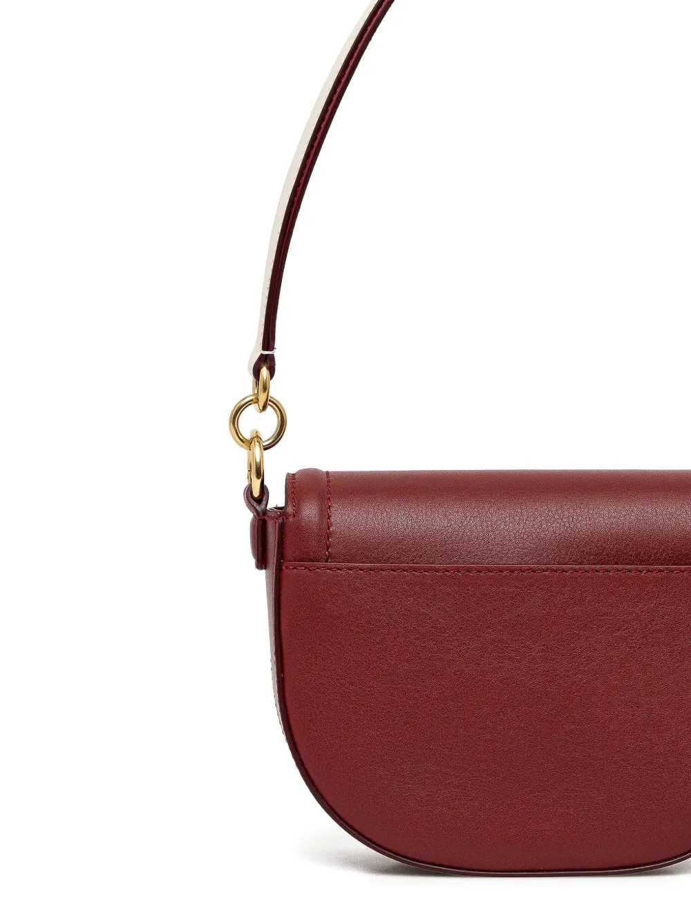 Bally Code Flap leren crossbodytas Rood