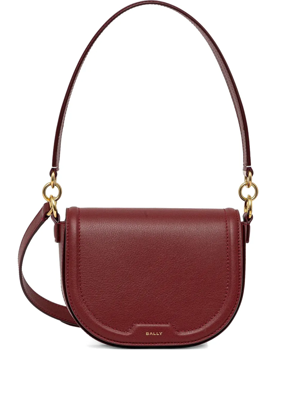Bally Code Flap leather cross body bag Rood
