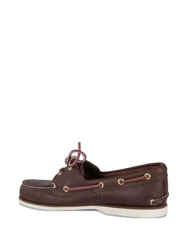 Timberland Dark Brown Leather Boat Shoes Crafted Boat Shoe for Men in Dark Brown main image 4