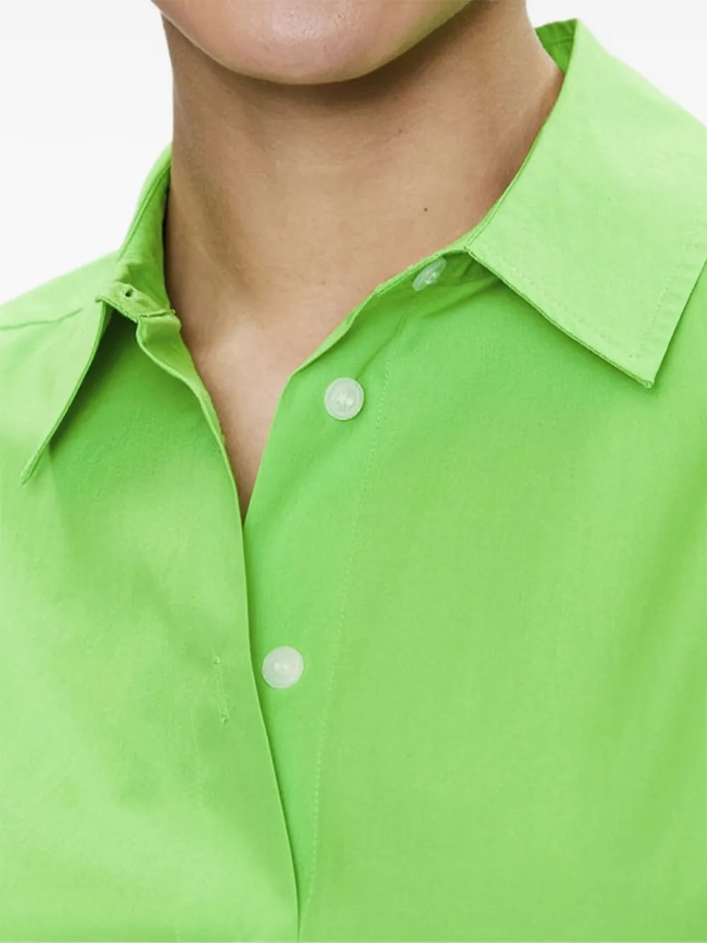 Tommy Hilfiger Jurk van biologisch katoen - Groen