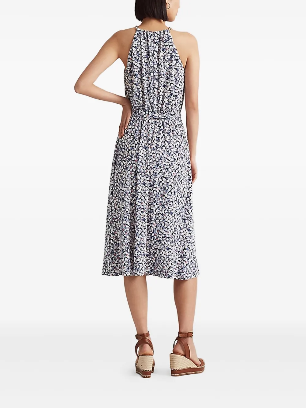 Lauren Ralph Lauren Jurk met bloemenprint - Blauw
