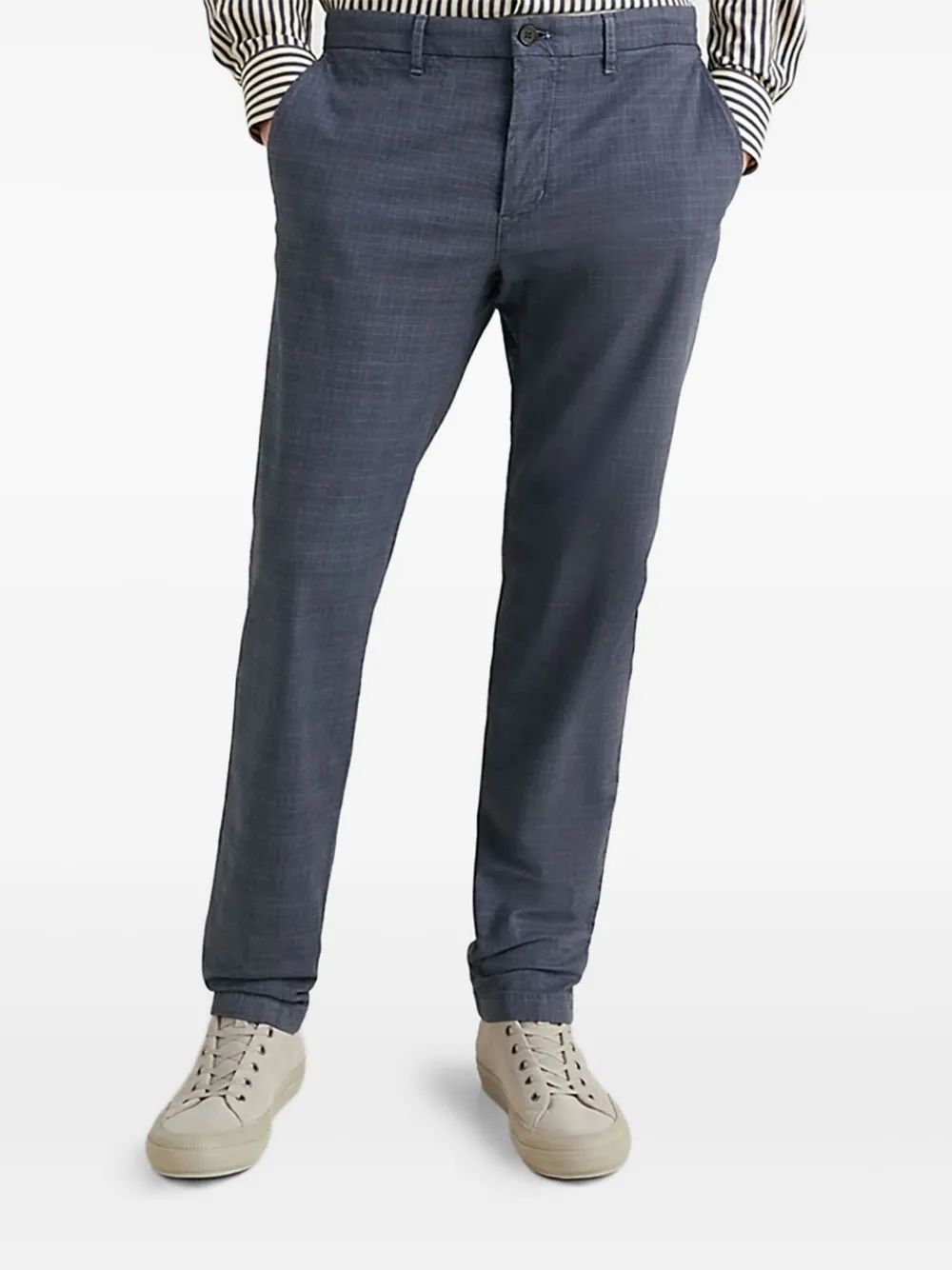 Tommy Hilfiger checked slim-fit trousers | Blue | Image 1