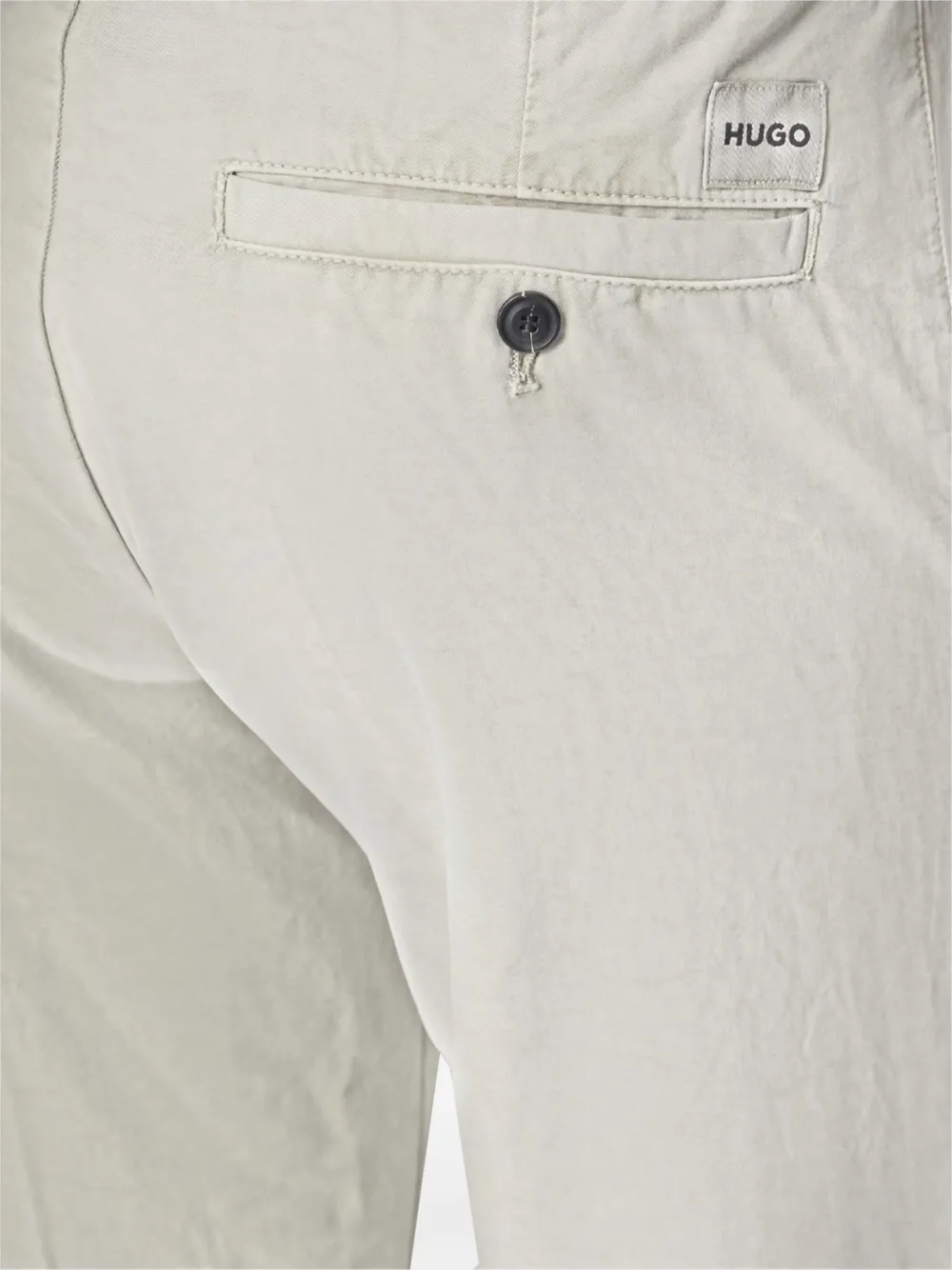 BOSS Straight broek Beige
