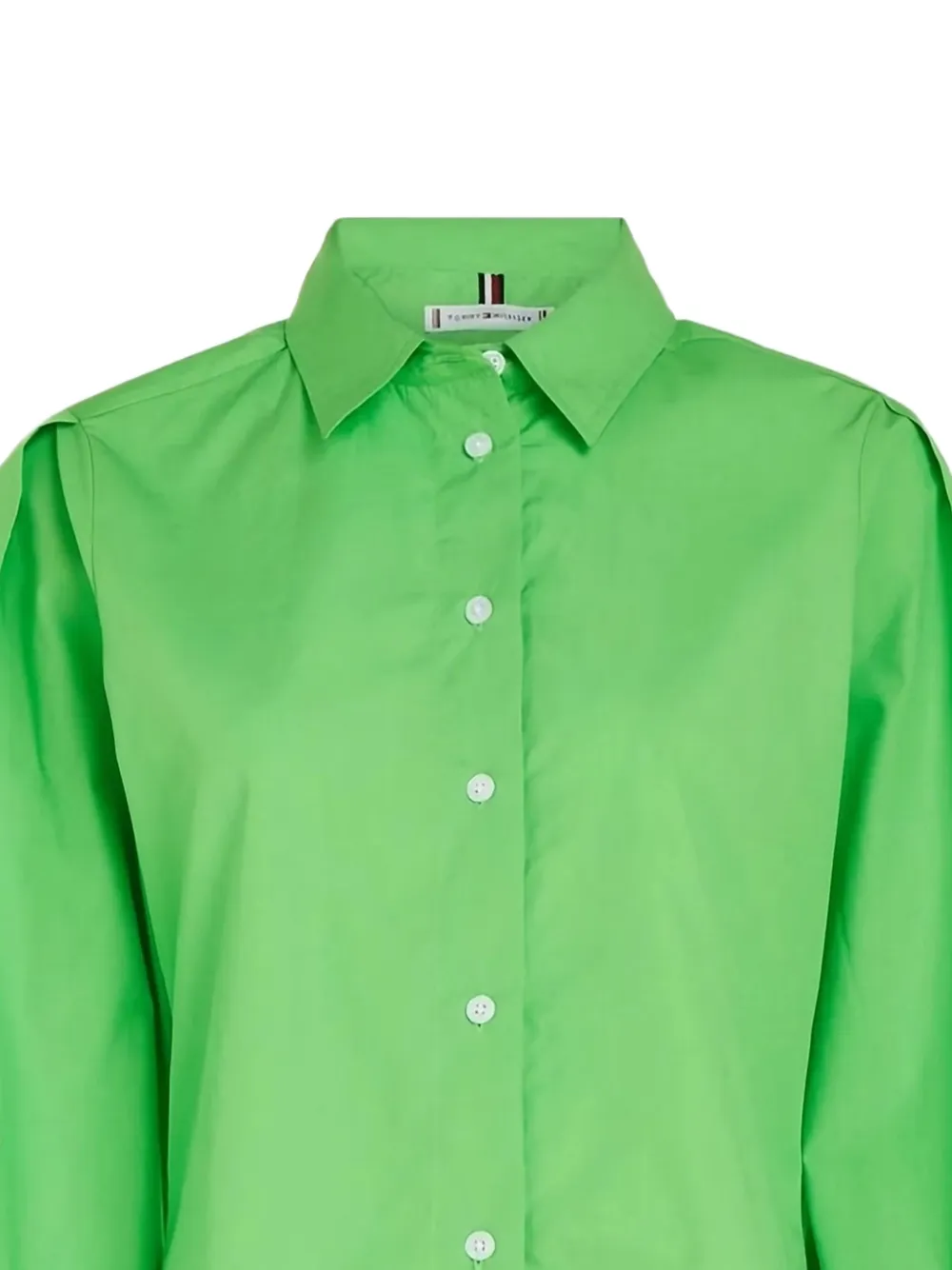 Tommy Hilfiger Blouse van biologisch katoen - Groen