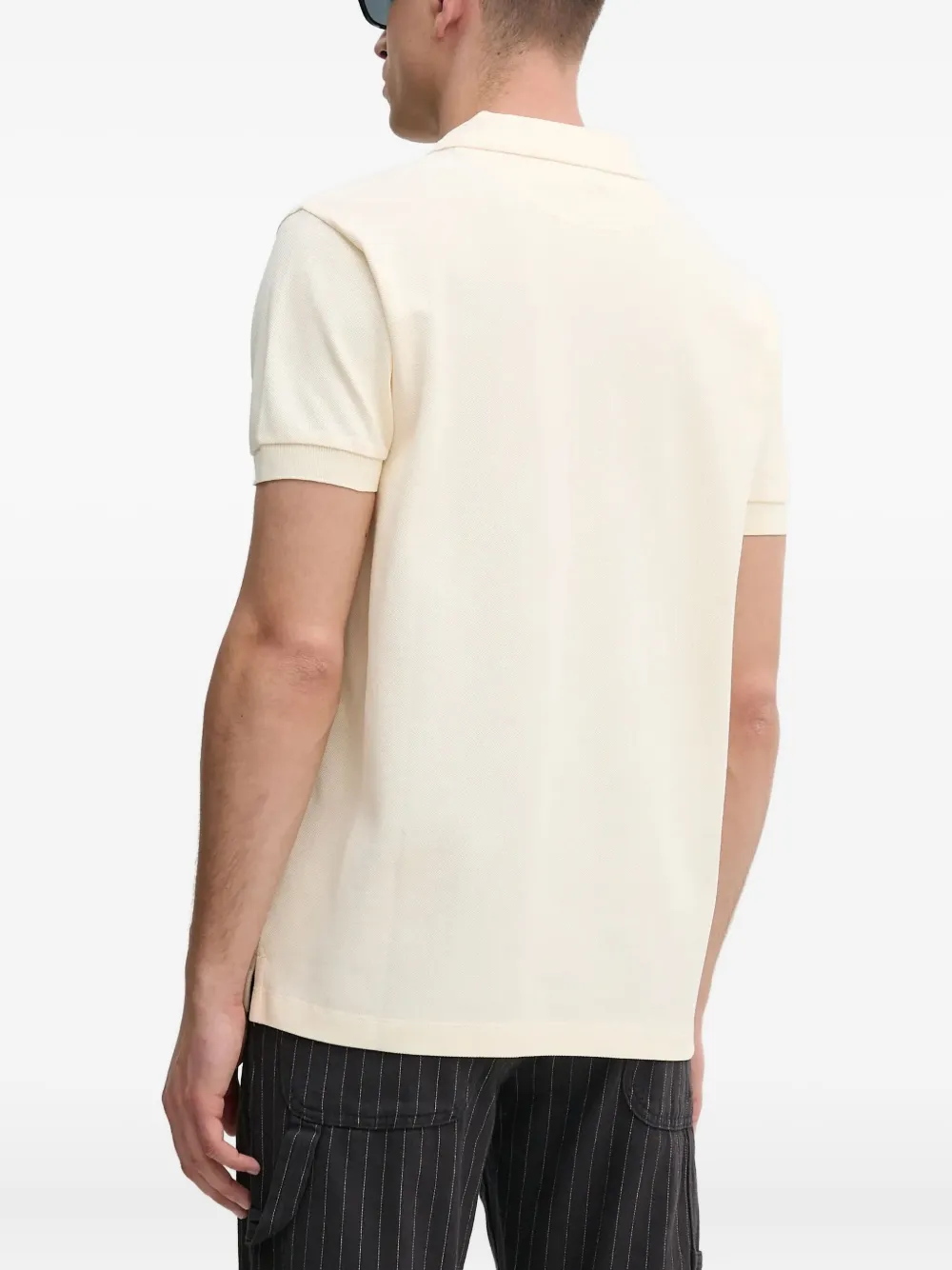 Bally Poloshirt met geborduurd logo Beige