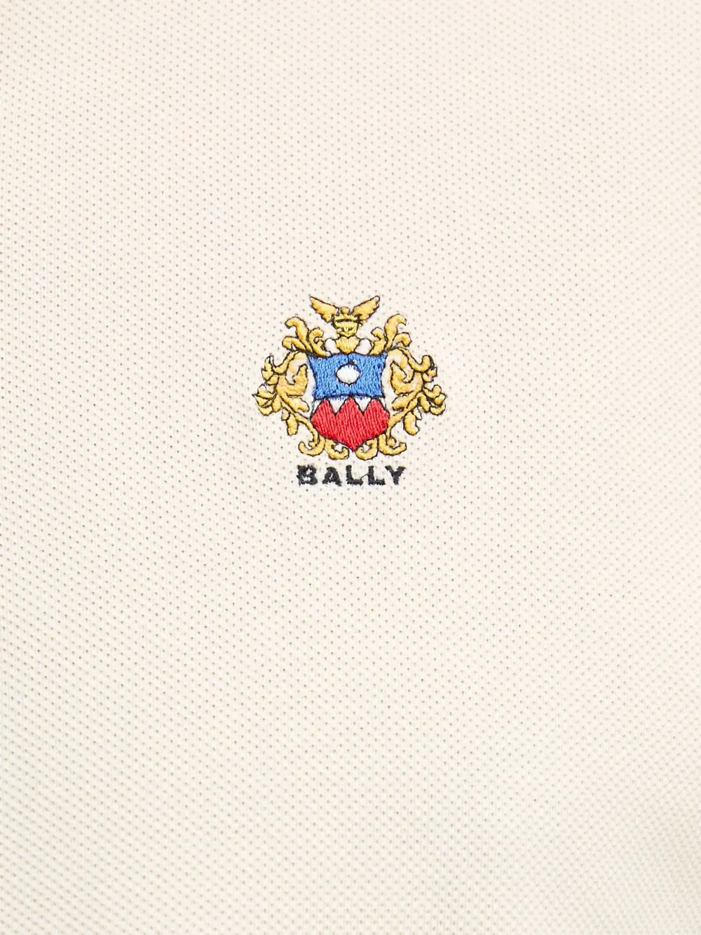 Bally Poloshirt met geborduurd logo Beige