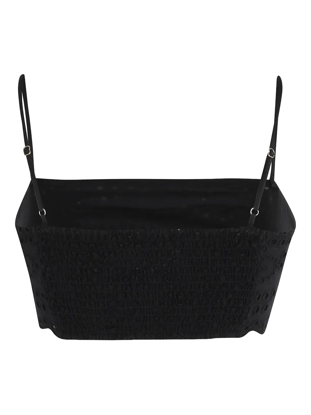 MC2 Saint Barth Florida broderie anglaise top Zwart