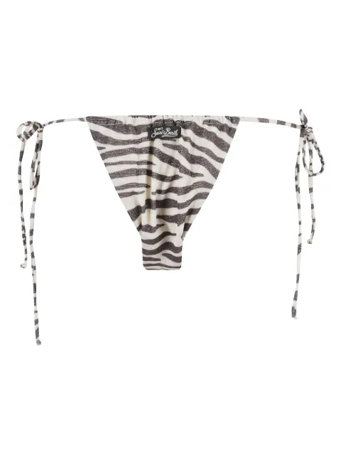 MC2 Saint Barth zebra-print bikini bottoms