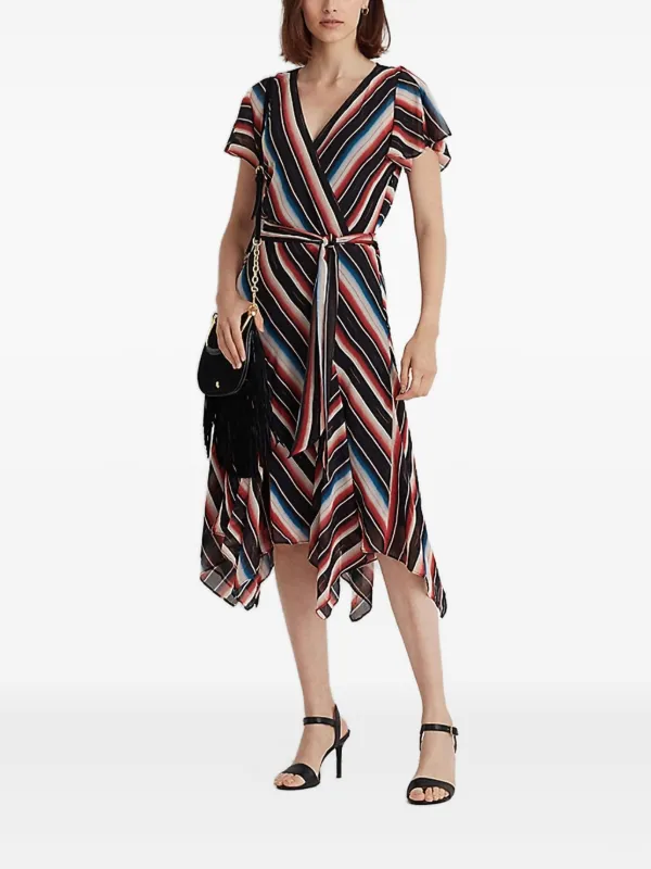 Lauren Ralph Lauren Striped Dress | Blue | FARFETCH UZ Lauren Ralph Lauren Striped Dress | Blue | FARFETCH UZ