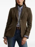 Lauren Ralph Lauren herringbone tailored blazer - Green