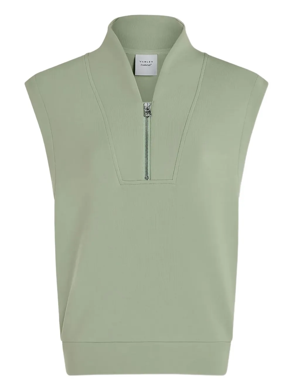 half-zip sleeveless top
