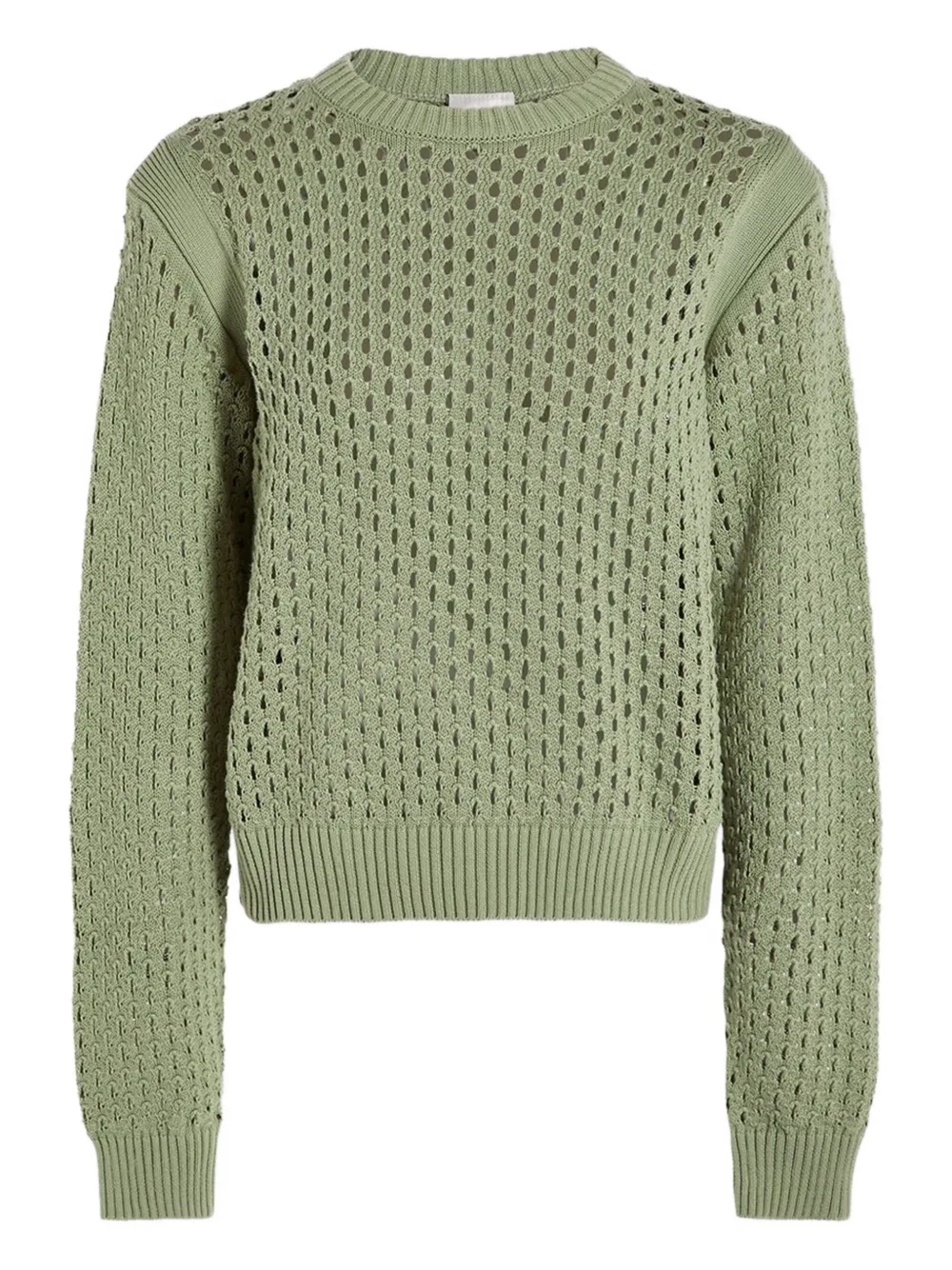 Varley Hains Open-knit Crew-neck Sweater