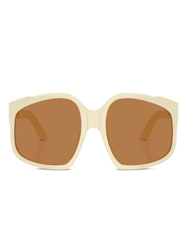 Miu Miu Eyewear オンブレ スカルプチュアル サングラス