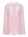 PJ Harlow Dreamwear Amelia satin-trimmed robe - Pink